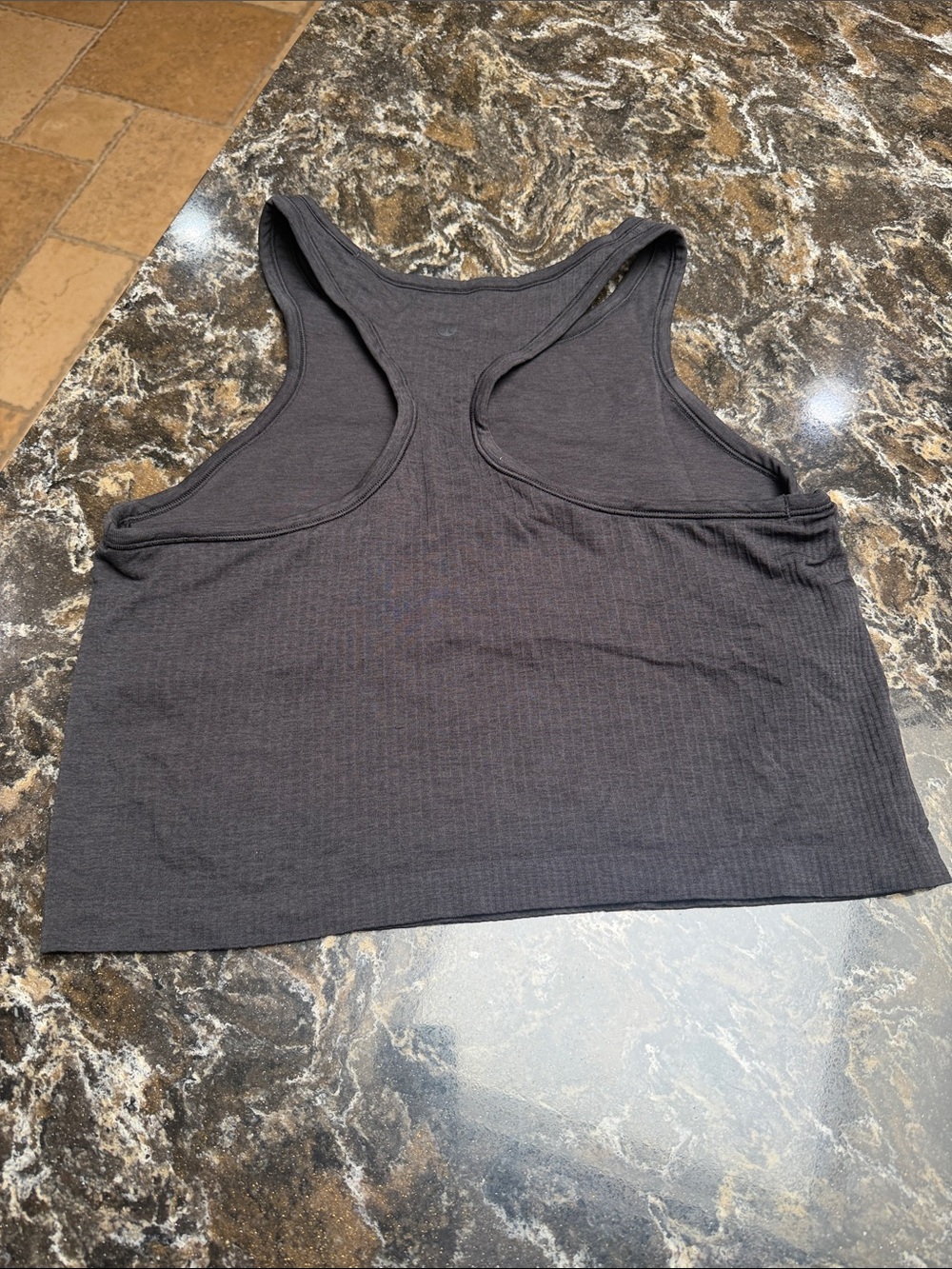 Lululemon ebb to street cropped Racerback tank